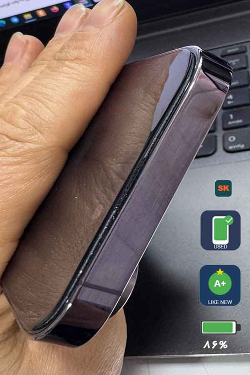 آیفون 14 پرو کارکرده 256 گیگ بنفش درجه A+ با باتری 86 درصد