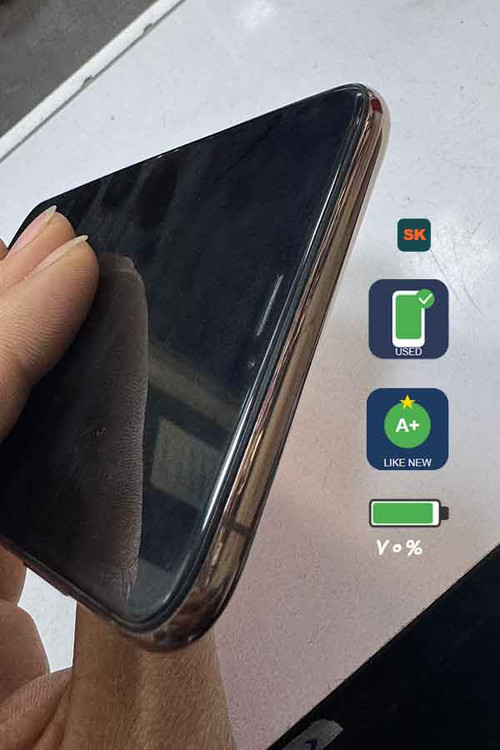 آیفون XS MAX کارکرده 256 گیگ گلد دو سیم کارت با باتری 70 درصد